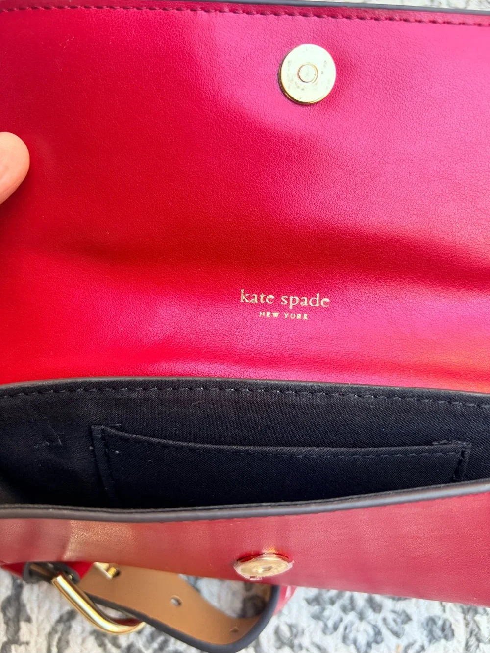 kate spade compact leather